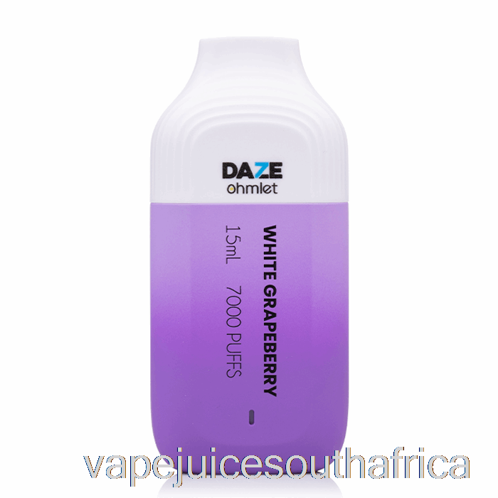 Vape Pods 7 Daze Ohmlet 7000 Disposable White Grapeberry